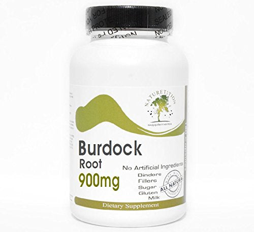 Burdock Root 900mg ~ 100 Capsules - No Additives ~ Naturetition Supplements
