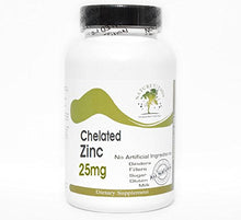 Load image into Gallery viewer, Chelated Zinc 25mg ~ 100 Capsules - No Additives ~ Naturetition Supplements
