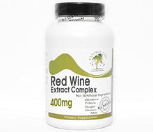 Load image into Gallery viewer, Red Wine Extract Complex 400mg ~ 90 Capsules - No Additives ~ Naturetition Supplements
