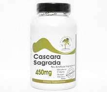 Load image into Gallery viewer, Cascara Sagrada 450mg ~ 200 Capsules - No Additives ~ Naturetition Supplements
