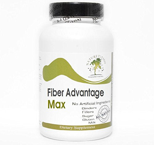 Fiber Advantage Max ~ 90 Capsules - No Additives ~ Naturetition Supplements