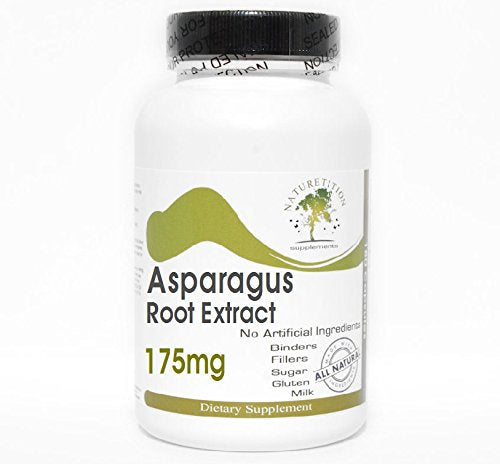 Asparagus Root Extract 175mg ~ 180 Capsules - No Additives ~ Naturetition Supplements