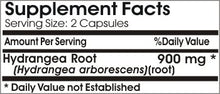 Load image into Gallery viewer, Hydrangea Root 900mg ~ 180 Capsules - No Additives ~ Naturetition Supplements
