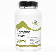 Load image into Gallery viewer, Bamboo Extract 900mg ~ 180 Capsules - No Additives ~ Naturetition Supplements
