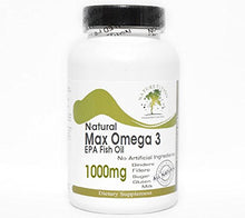 Load image into Gallery viewer, Natural Max Omega 3 EPA Fish Oil 1000mg ~ 200 Capsules - No Additives ~ Naturetition Supplements
