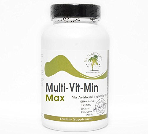 Multi-VIT-Min Max Vitamins Mineral ~ 100 Capsules - No Additives ~ Naturetition Supplements