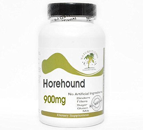 Horehound 900mg ~ 180 Capsules - No Additives ~ Naturetition Supplements