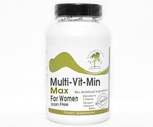 Load image into Gallery viewer, Multi-VIT-Min Max for Women Iron Free ~ 200 Capsules - Vitamins Mineral No Additives ~ Naturetition Supplements

