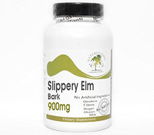 Load image into Gallery viewer, Slippery Elm Bark 900mg ~ 100 Capsules - No Additives ~ Naturetition Supplements
