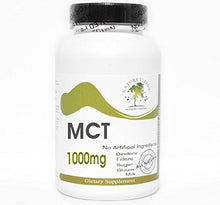 Load image into Gallery viewer, MCT 1000mg MCT Medium Chain Triglycerides ~ 100 Capsules - No Additives ~ Naturetition Supplements
