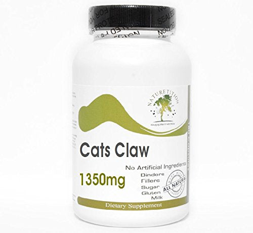 Cats Claw 1350mg ~ 180 Capsules - No Additives ~ Naturetition Supplements