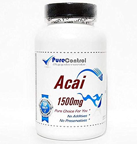 Acai 1500mg // 120 Capsules // Pure // by PureControl Supplements