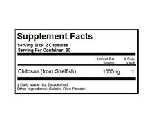 Load image into Gallery viewer, Chitosan 1000mg ~ 90 Capsules - No Additives ~ Naturetition Supplements
