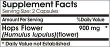 Load image into Gallery viewer, Hops Flower 900mg // 90 Capsules // Pure // by PureControl Supplements
