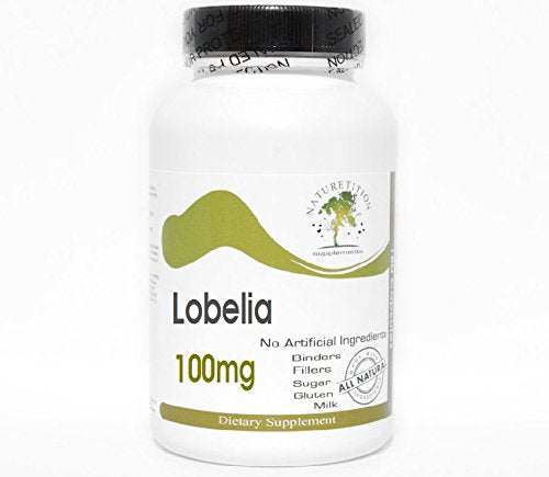 Lobelia 100mg ~ 200 Capsules - No Additives ~ Naturetition Supplements