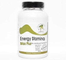 Load image into Gallery viewer, Energy Stamina Max Plus with Cordyceps Green Tea Ginseng Guarana ~ 90 Capsules - No Additives ~ Naturetition Supplements
