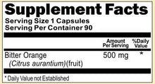 Load image into Gallery viewer, Bitter Orange 500mg ~ 180 Capsules - No Additives ~ Naturetition Supplements

