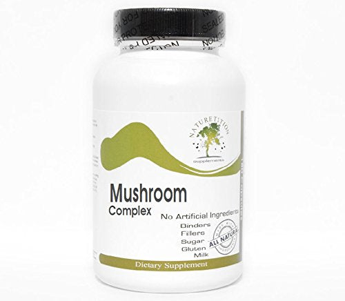 Mushroom Complex ~ 90 Capsules - No Additives ~ Naturetition Supplements
