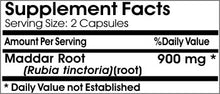 Load image into Gallery viewer, Madder Root 900mg ~ 180 Capsules - No Additives ~ Naturetition Supplements
