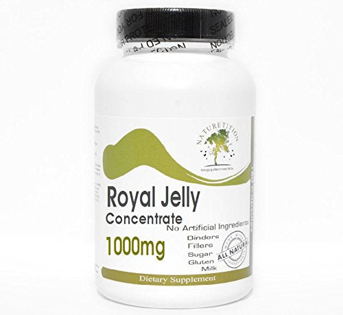 Royal Jelly Concentrate 1000mg ~ 100 Capsules - No Additives ~ Naturetition Supplements