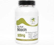 Load image into Gallery viewer, No Flush Niacin 500mg ~ 100 Capsules - No Additives ~ Naturetition Supplements
