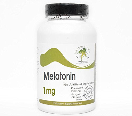 Melatonin 1mg ~ 100 Capsules - No Additives ~ Naturetition Supplements