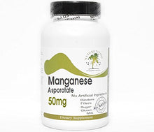 Load image into Gallery viewer, Manganese Asporotate 50mg ~ 200 Capsules - No Additives ~ Naturetition Supplements
