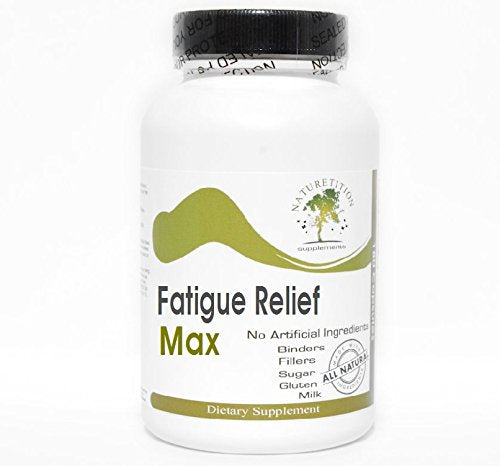 Fatigue Relief Max ~ 180 Capsules - No Additives ~ Naturetition Supplements