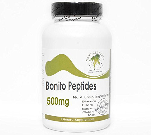 Bonito Peptides 500mg ~ 100 Capsules - No Additives ~ Naturetition Supplements