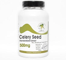 Load image into Gallery viewer, Celery Seed Standardized Extract 500mg ~ 200 Capsules - No Additives ~ Naturetition Supplements
