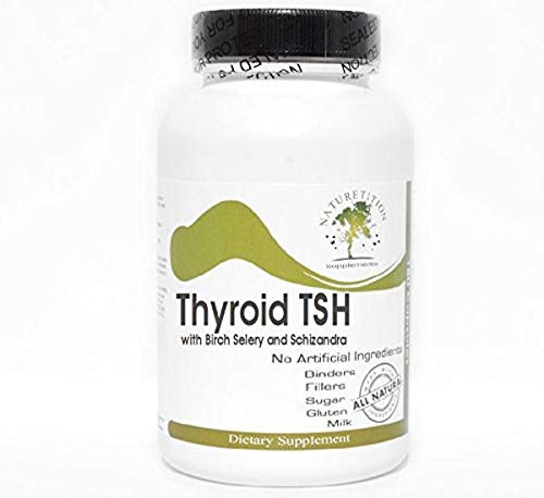 Thyroid TSH with Birch Selery and Schizandra ~ 180 Capsules - No Additives ~ Naturetition Supplements