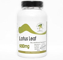 Load image into Gallery viewer, Lotus Leaf 900mg ~ 90 Capsules - No Additives ~ Naturetition Supplements
