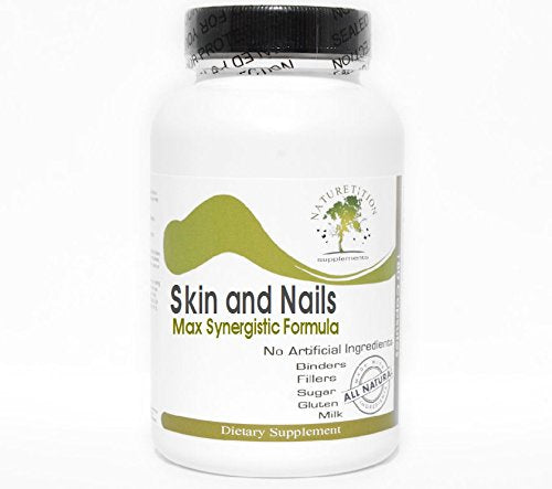 Skin and Nails Max ~ 180 Capsules - No Additives ~ Naturetition Supplements