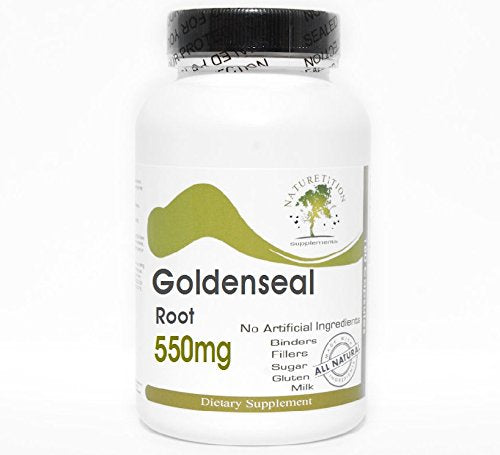 Goldenseal Root 550mg ~ 100 Capsules - No Additives ~ Naturetition Supplements
