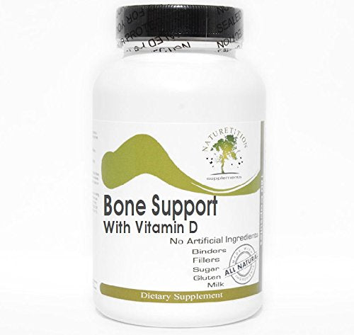 Bone Support with Vitamin D ~ 100 Capsules - No Additives ~ Naturetition Supplements