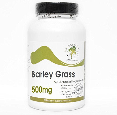 Barley Grass 500mg ~ 200 Capsules - No Additives ~ Naturetition Supplements