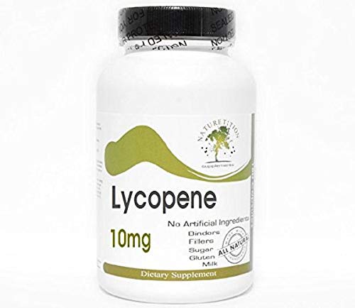 Lycopene 10mg ~ 100 Capsules - No Additives ~ Naturetition Supplements