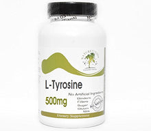 Load image into Gallery viewer, L-Tyrosine 500mg ~ 200 Capsules - No Additives ~ Naturetition Supplements
