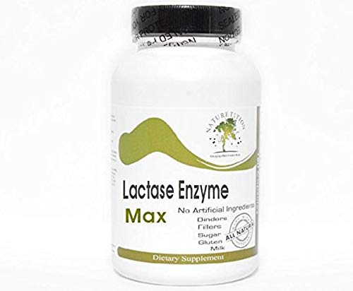 Lactase Enzyme Max ~ 200 Capsules - No Additives ~ Naturetition Supplements