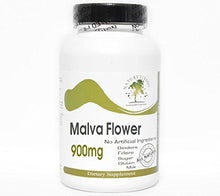 Load image into Gallery viewer, Malva Flower 900mg ~ 180 Capsules - No Additives ~ Naturetition Supplements
