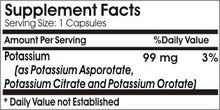 Load image into Gallery viewer, Potassium Asporotate 99mg // 180 Capsules // Pure // by PureControl Supplements
