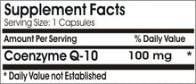 Load image into Gallery viewer, Coenzyme Q-10 100mg ~ 200 Capsules - No Additives ~ Naturetition Supplements
