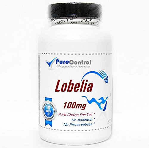 Lobelia 100mg // 200 Capsules // Pure // by PureControl Supplements