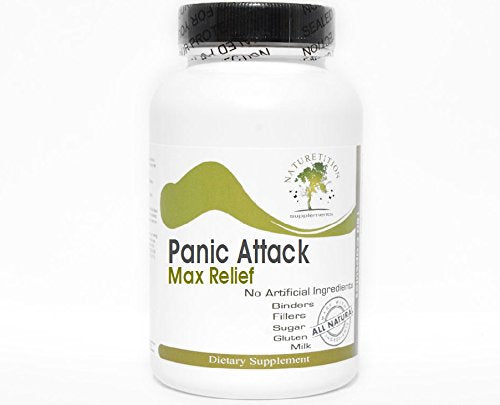 Panic Attack Max Relief ~ 90 Capsules - No Additives ~ Naturetition Supplements