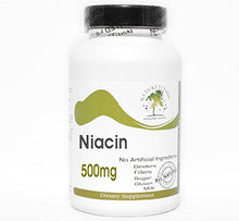 Load image into Gallery viewer, Niacin 500mg ~ 200 Capsules - No Additives ~ Naturetition Supplements
