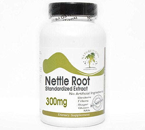 Nettle Root Standardized Extract 300mg ~ 100 Capsules - No Additives ~ Naturetition Supplements
