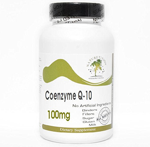 Coenzyme Q-10 100mg ~ 200 Capsules - No Additives ~ Naturetition Supplements