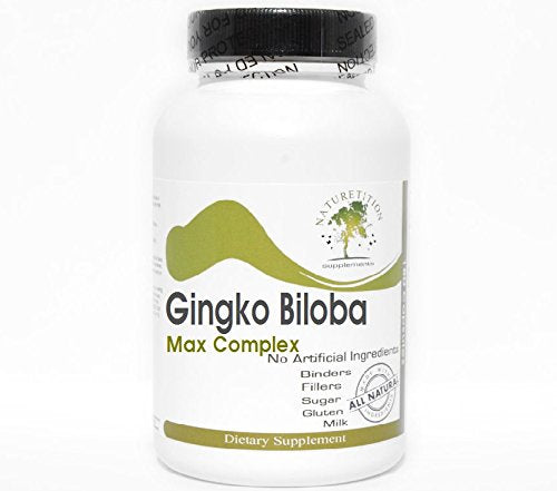 Gingko Biloba Max Complex ~ 90 Capsules - No Additives ~ Naturetition Supplements
