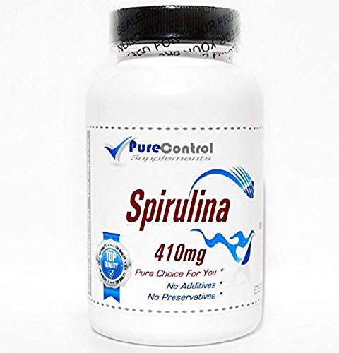 Spirulina 410mg // 100 Capsules // Pure // by PureControl Supplements
