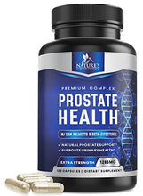 Load image into Gallery viewer, Prostate Formula with Saw Palmetto - Extra Strength Prostate Health Supplement for Men with Prostate Sterol Complex &amp; Quercetin Supports Hair Growth and Normal Urination - 120 Capsules
